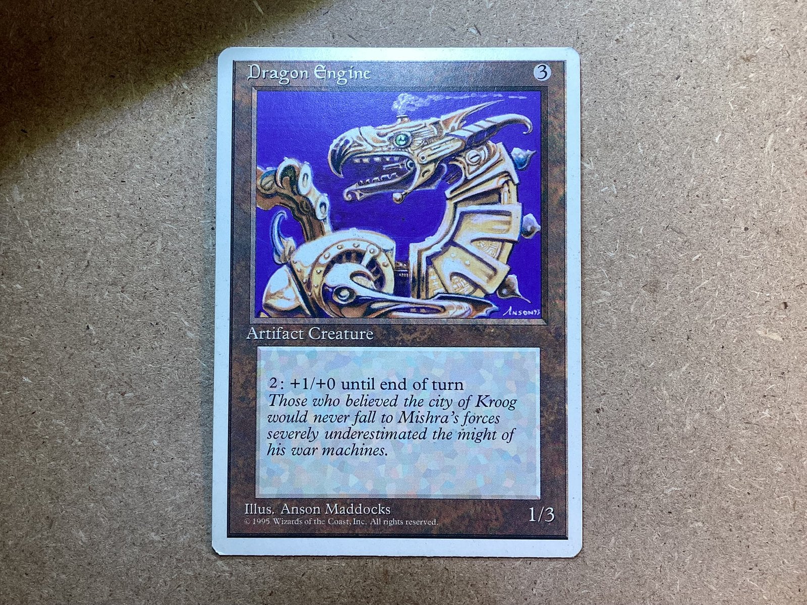 1x Dragon Engine (Good), Ophalen of Verzenden, Gebruikt, Losse kaart