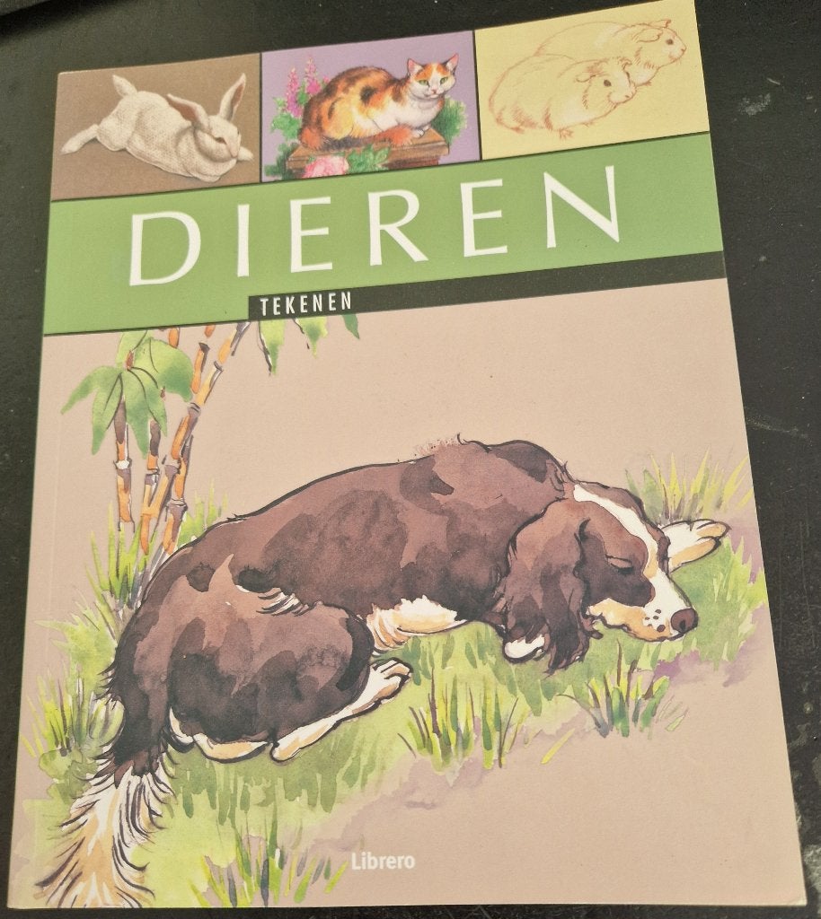 Dieren Tekenen - Leer dieren tekenen met dit boek, Ophalen of Verzenden, Gebruikt, Boek of Gids