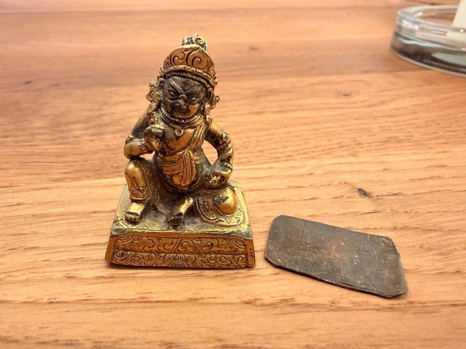Antiek Tibetaans Vajrapani beeldje, Antiek en Kunst, Tibet, Ophalen of Verzenden, Beeld