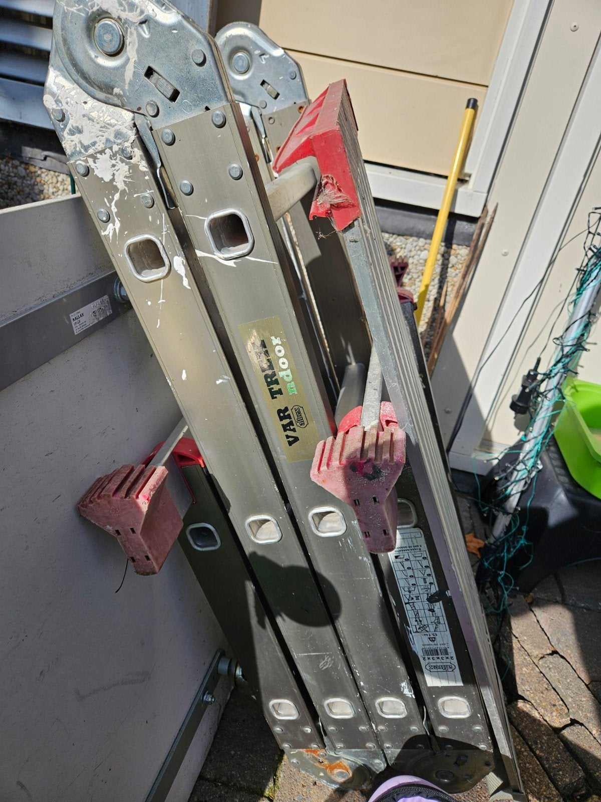 altrex vouwladder, Doe-het-zelf en Verbouw, Ophalen, Gebruikt, Ladder, Opvouwbaar of Inschuifbaar