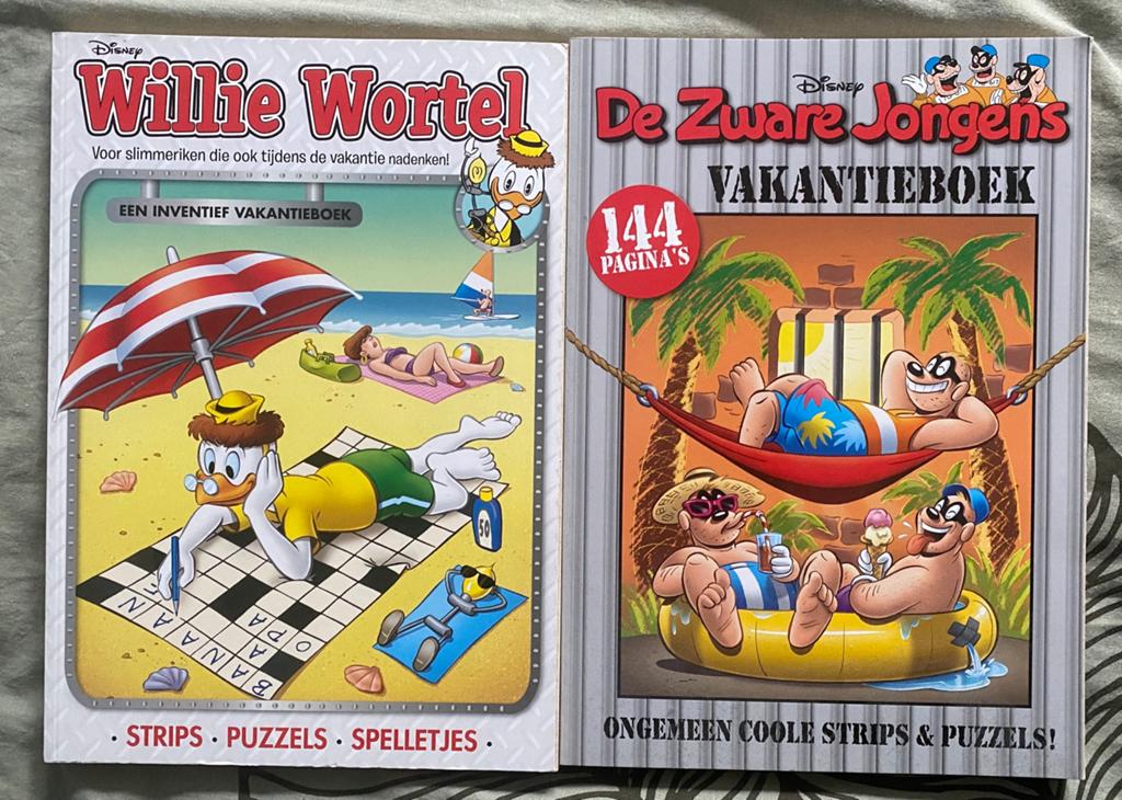 Zware Jongens & Willie Wortel vakantieboeken 2016, Meerdere stripboeken, Ophalen of Verzenden, Gelezen