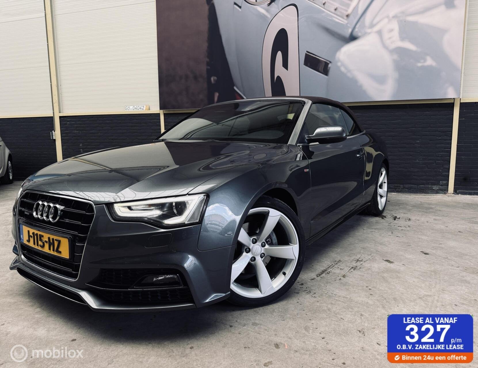 Audi A5 Cabriolet 2.0 TFSI quattro Sport Edition Plus|B&O| 1, Auto's, Gebruikt, 4 cilinders, 4 stoelen, Leder en Stof