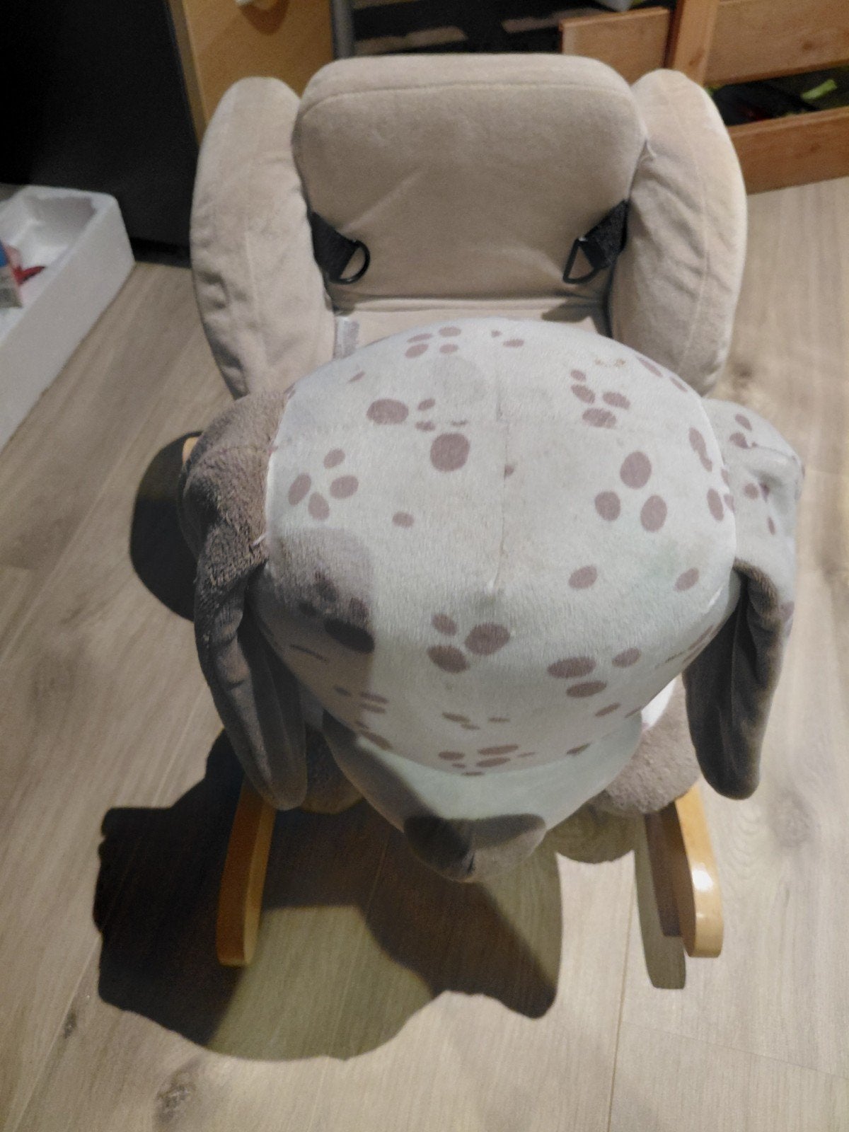 Schattige honden schommelstoel voor baby's, Ophalen of Verzenden, Zo goed als nieuw, Jongen of Meisje