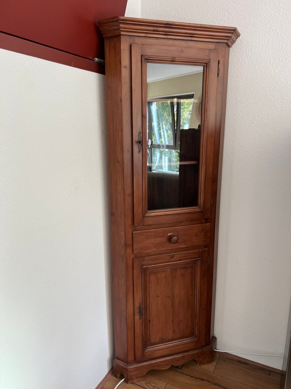 Hoekkast, Ophalen, Met plank(en), Gebruikt, 50 tot 100 cm