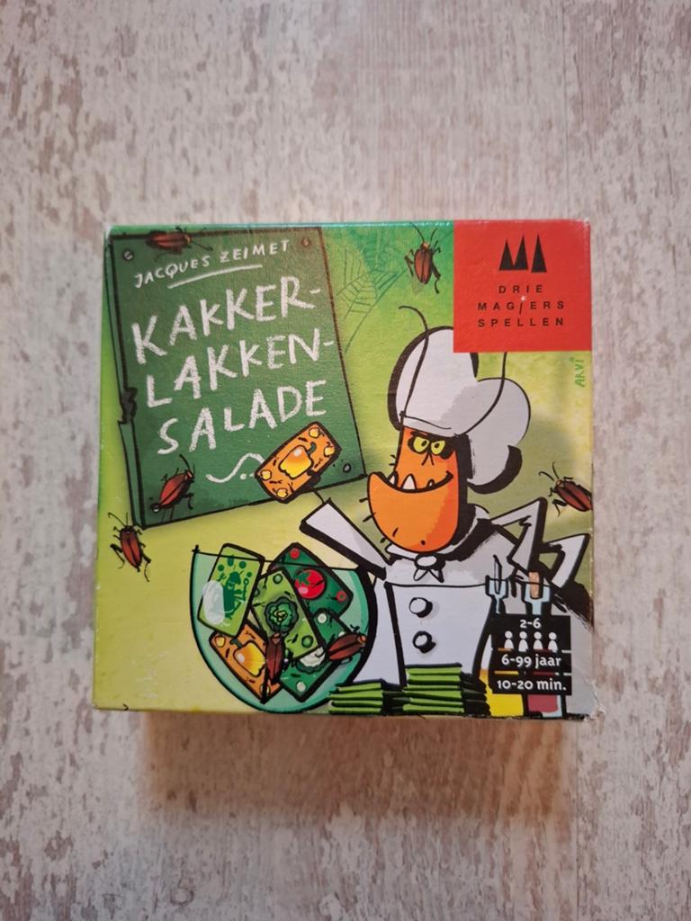 Kakkerlakken Salade Kaartspel  Snel en Hilarisch! Kaart spel, Vijf spelers of meer, Ophalen of Verzenden, Zo goed als nieuw, Drei Magier Spiele
