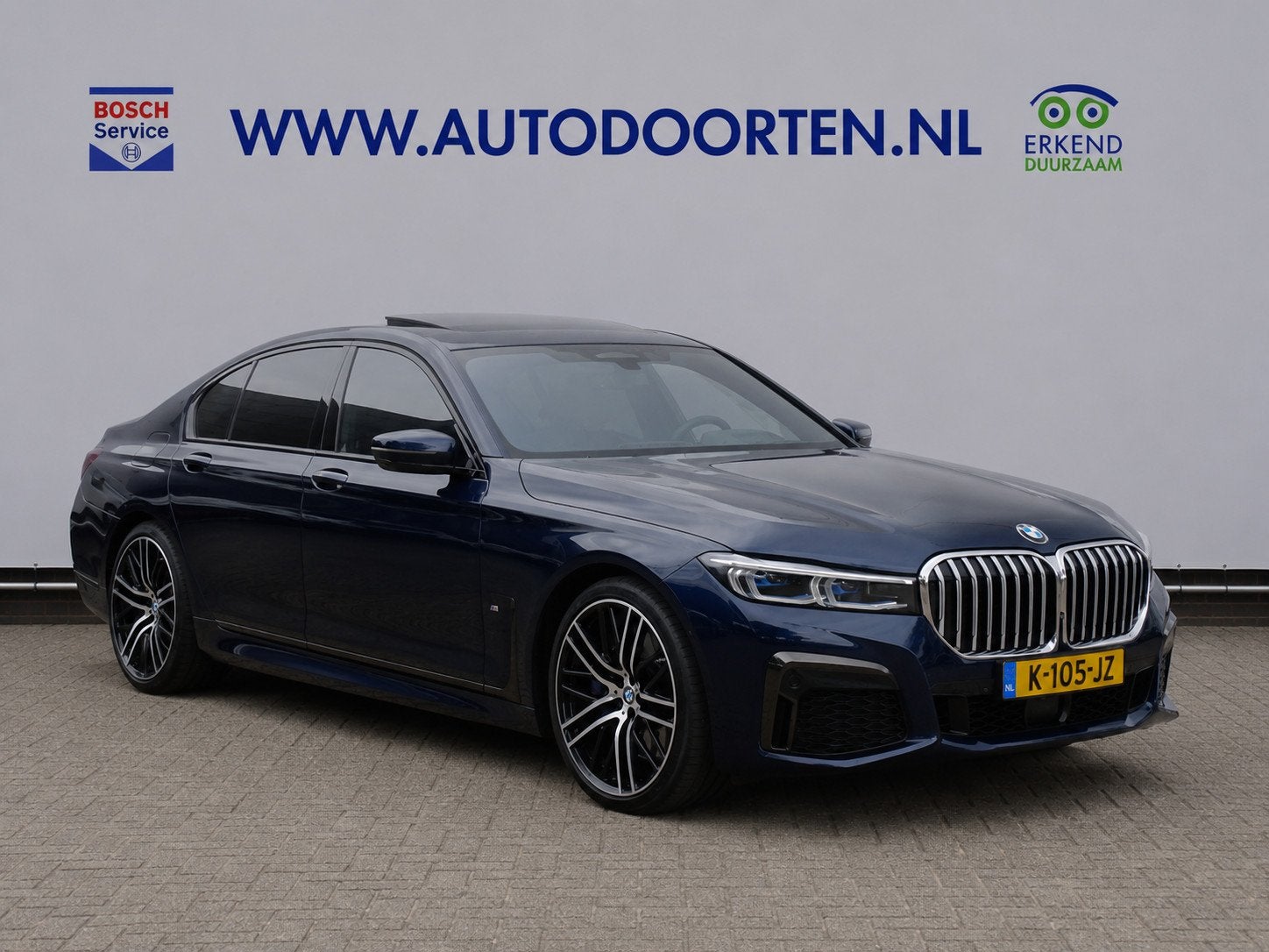 BMW 7-serie 730d High Executive|Pano|360 Cam|Bowers&Wilkins, Auto's, Automaat, Gebruikt, 2993 cc, Blauw