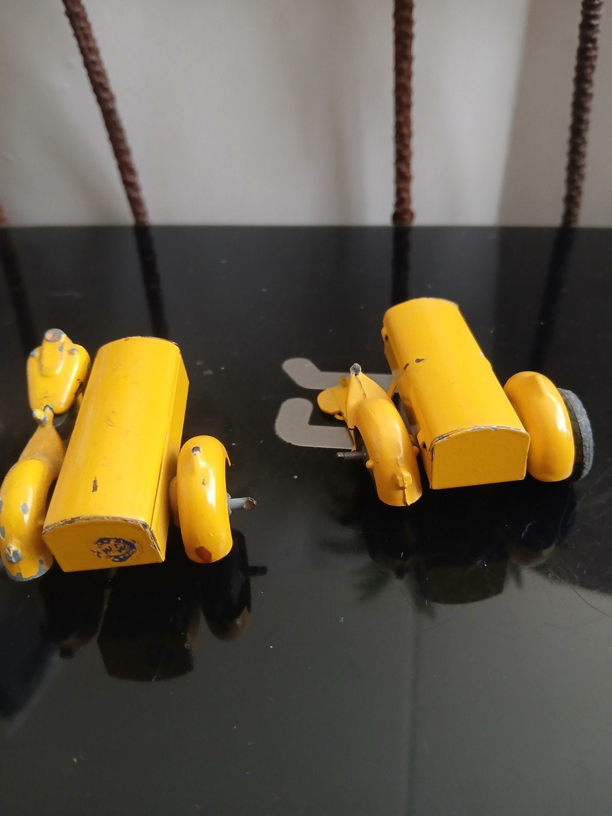 2x Wegenwacht motor met zijspan. Tekno Denmark,  incompleet, Hobby en Vrije tijd, Ophalen of Verzenden, Overige merken