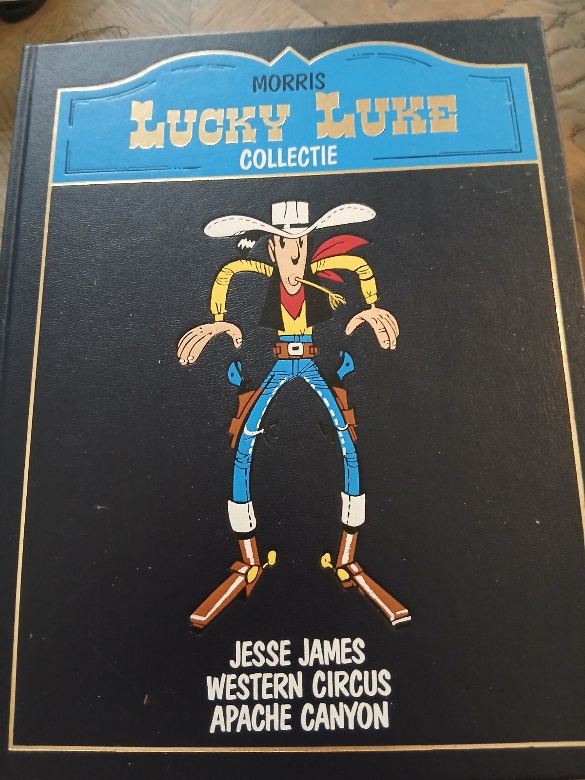 Lucky Luke Collectie:Jesse James, Western Circus, Apache Can, Complete serie of reeks, Ophalen of Verzenden, Gelezen, Morris