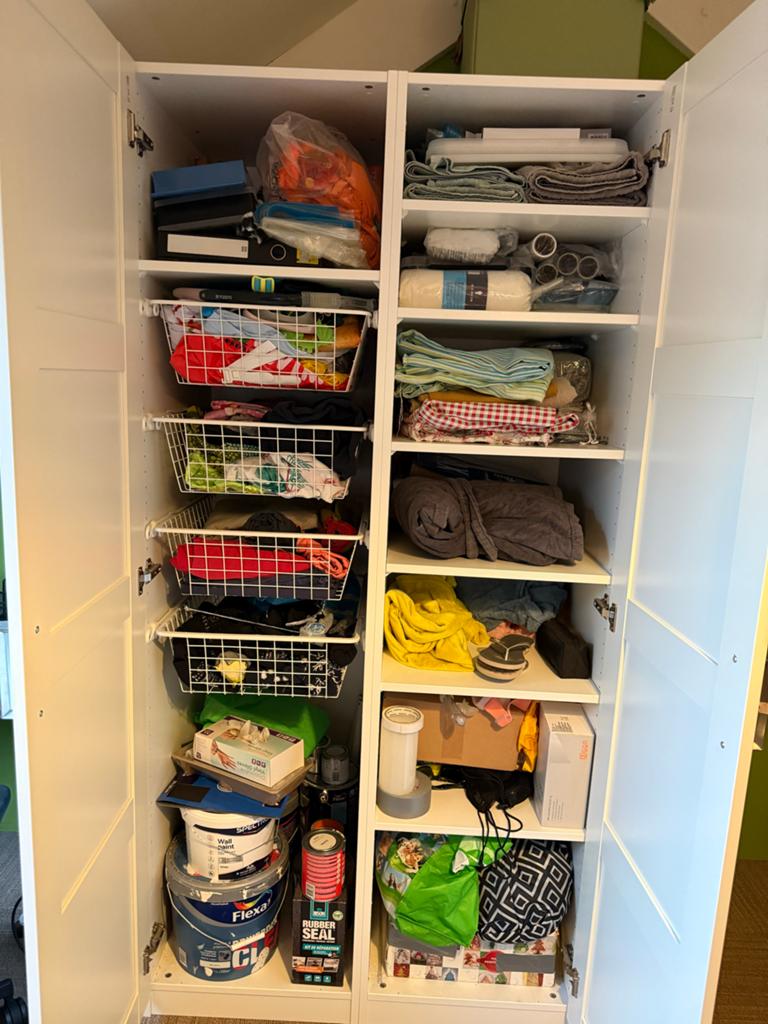 IKEA Kledingkast met planken en deuren, Ophalen, Gebruikt, 50 tot 100 cm, 150 tot 200 cm