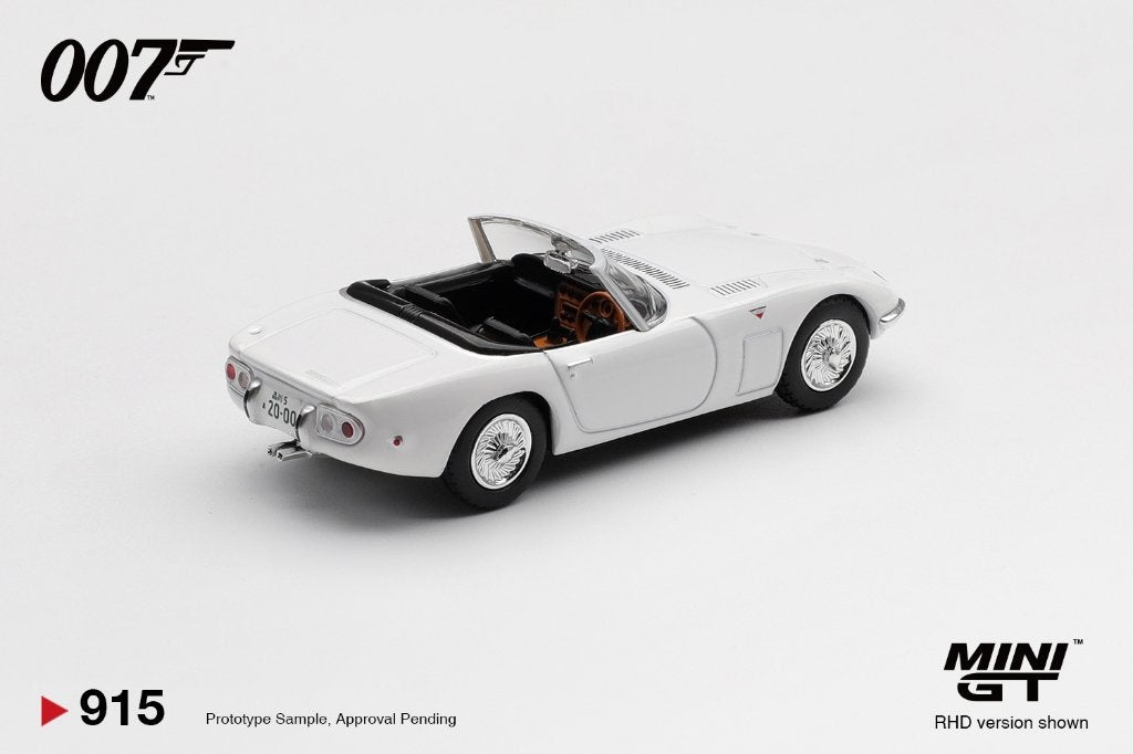Mini GT Toyota 2000GT *You Only Live Twice* English Blister, Www.rubensmodelautos.nl, Auto, Nieuw, Ophalen of Verzenden
