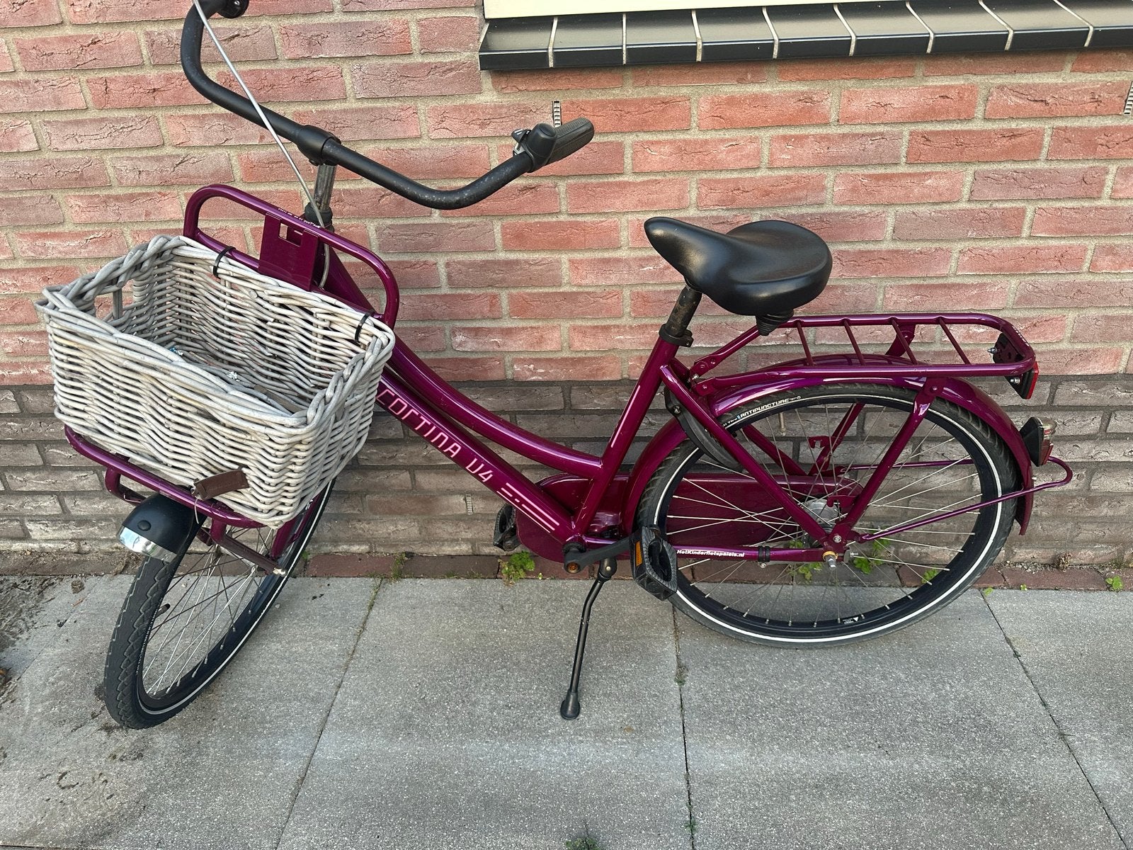 Cortina U4 Transportfiets meisjes - Paars