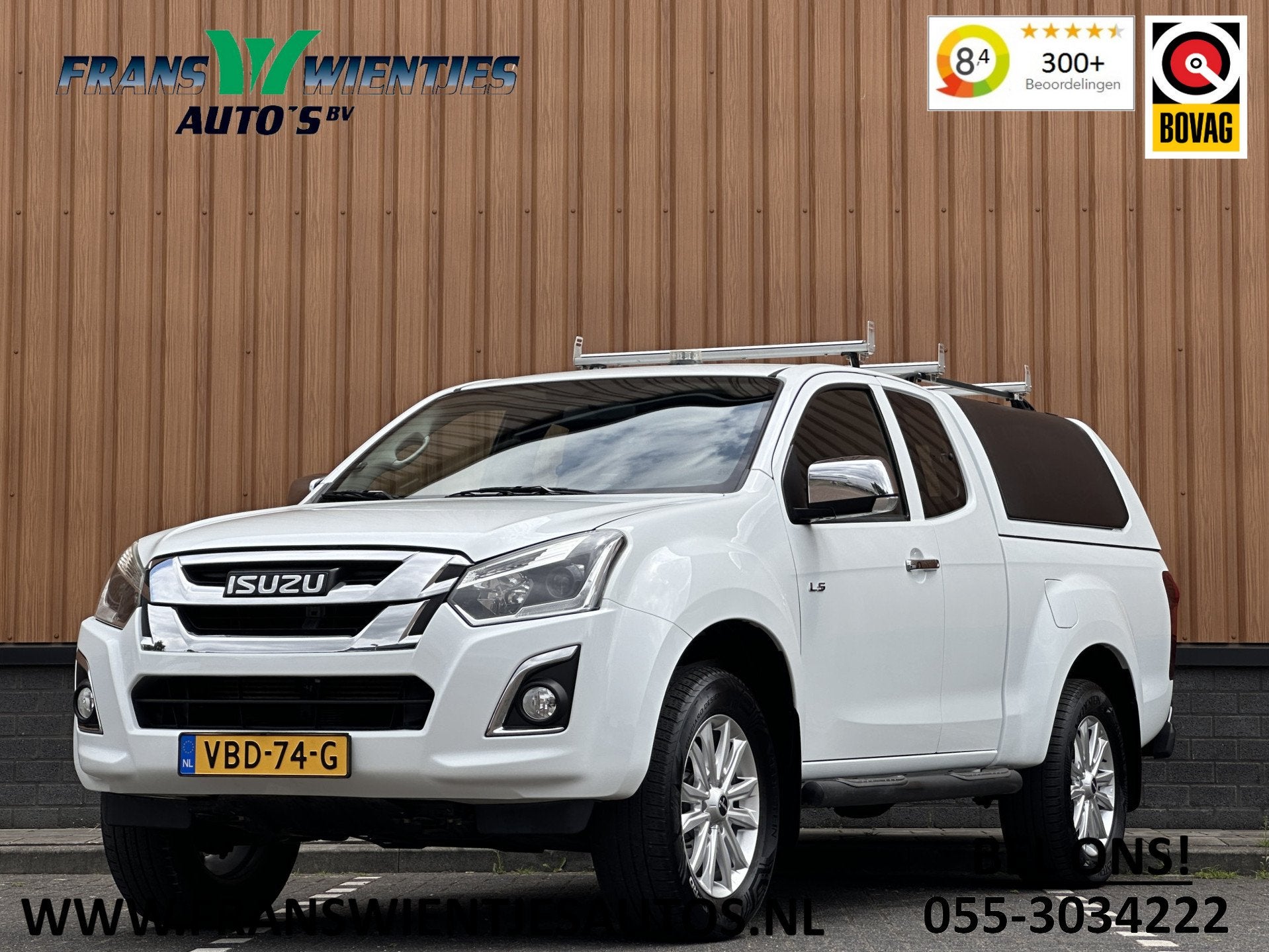 Isuzu D-max 1.9 Extended Cab LS | 4x4 | 3500 Kg trekken | Ai, Auto's, Stof, Gebruikt, 4 cilinders, Parkeersensor