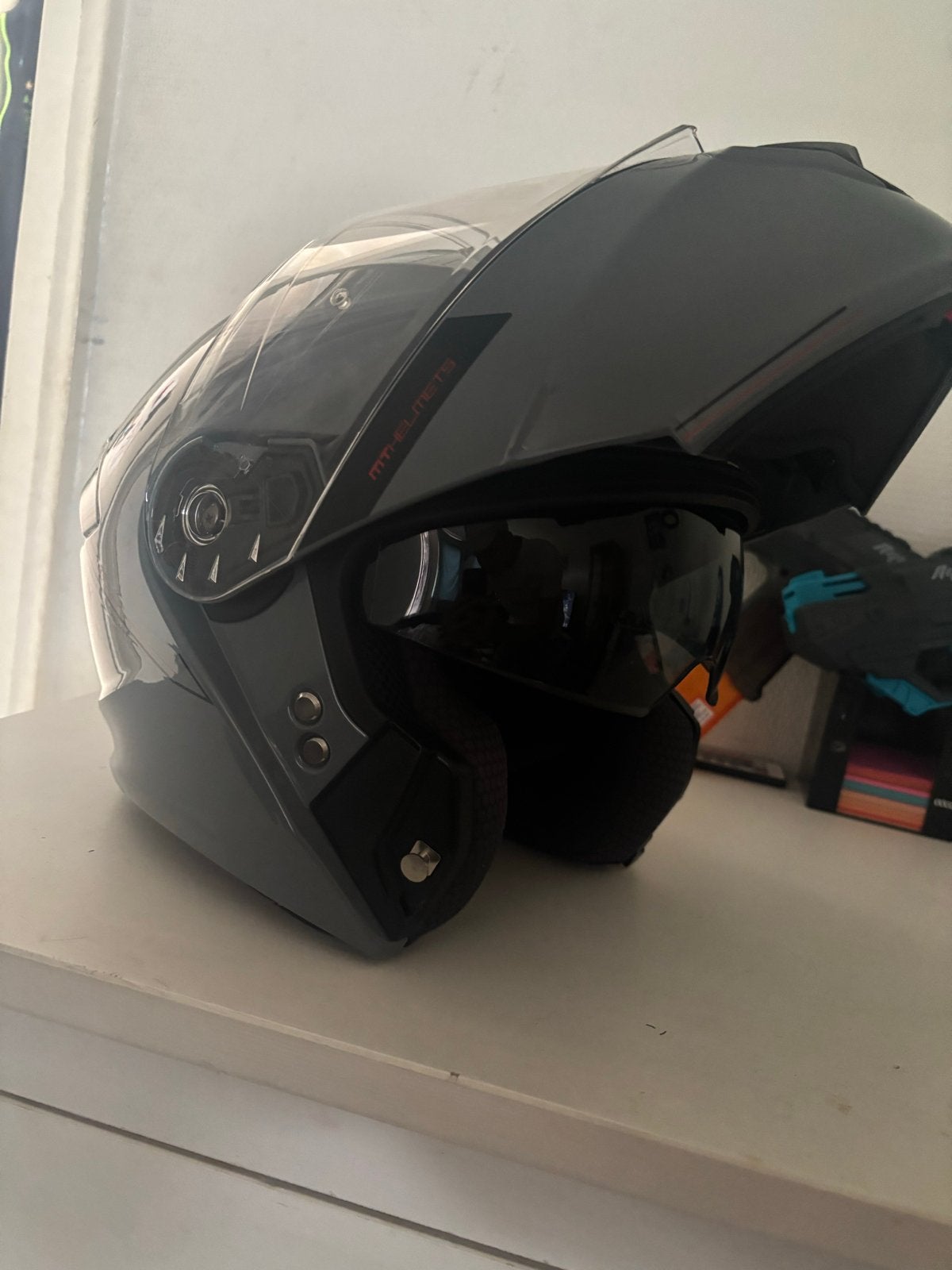 MT Helmets Genesis SV Systeemhelm - Maat M - Z.G.A.N., Motoren, M, Systeemhelm, Heren, Tweedehands
