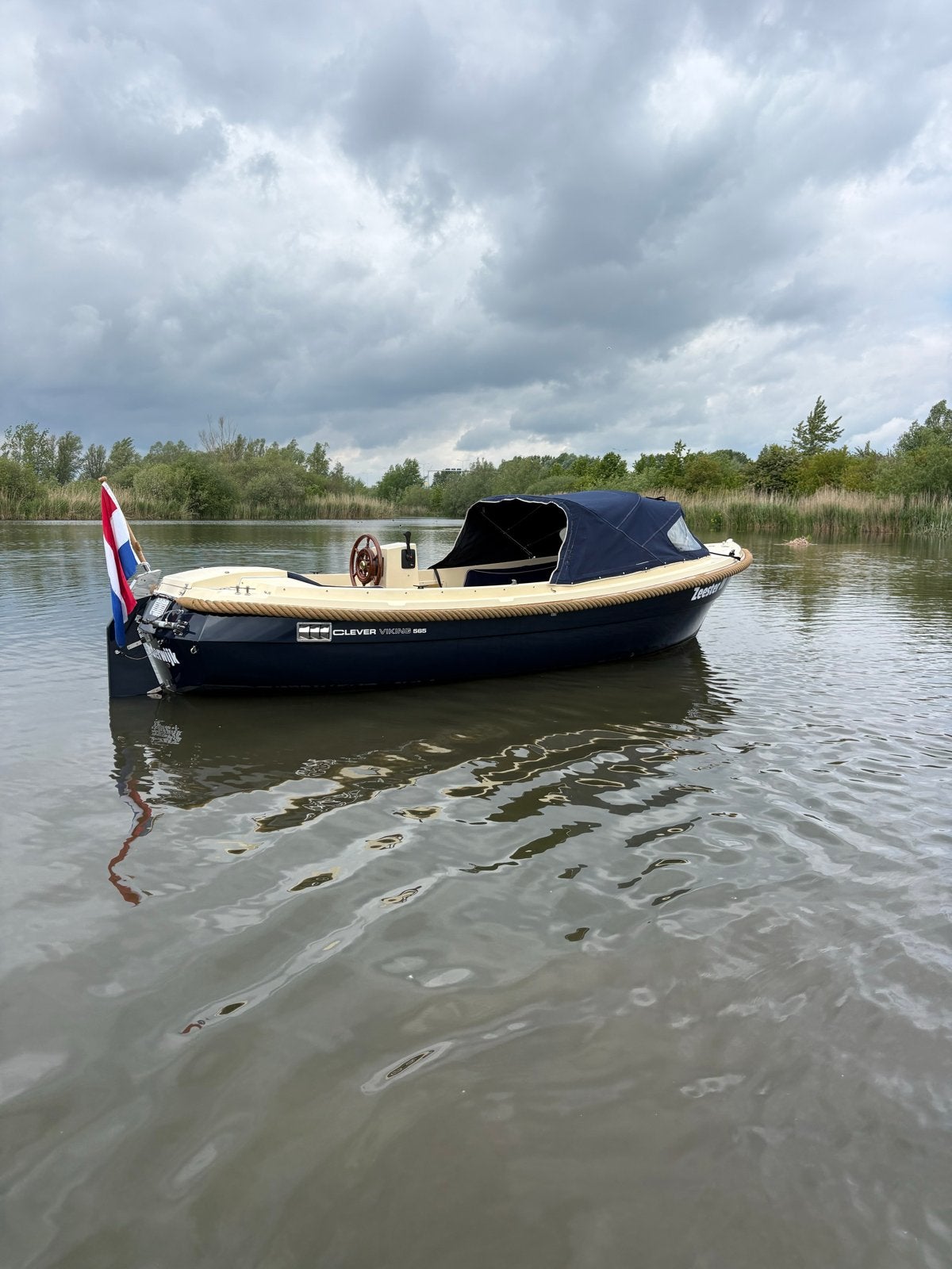 Clever Viking 565 met 15pk, Watersport en Boten, Motorboten en Motorjachten, Overige merken, Gebruikt, 15 pk, Buitenboordmotor