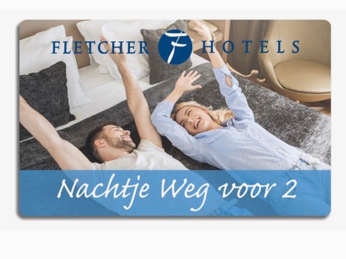 Fletcher hotelbon 1 overnachting, Twee personen, 1 overnachting
