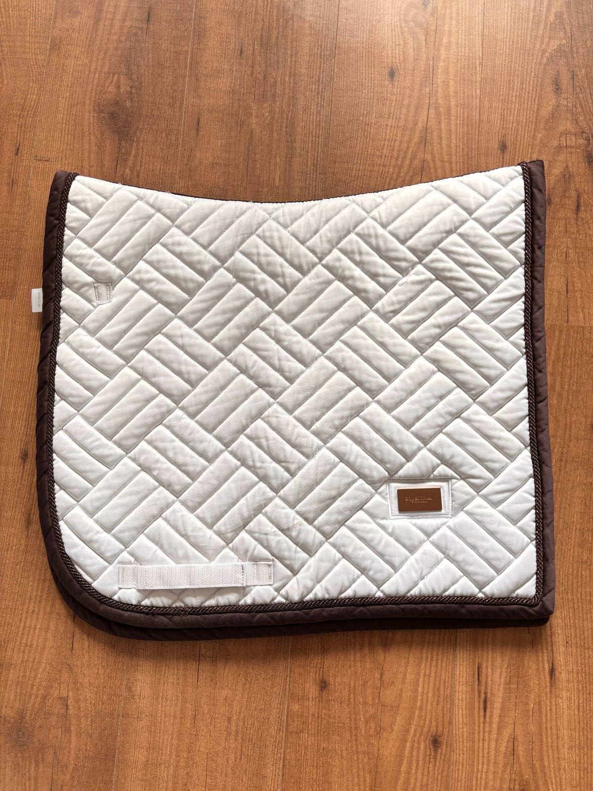 Dekje Equestrian Stockholm white dark violet wit Full, Ophalen of Verzenden, Gebruikt, Dressuur