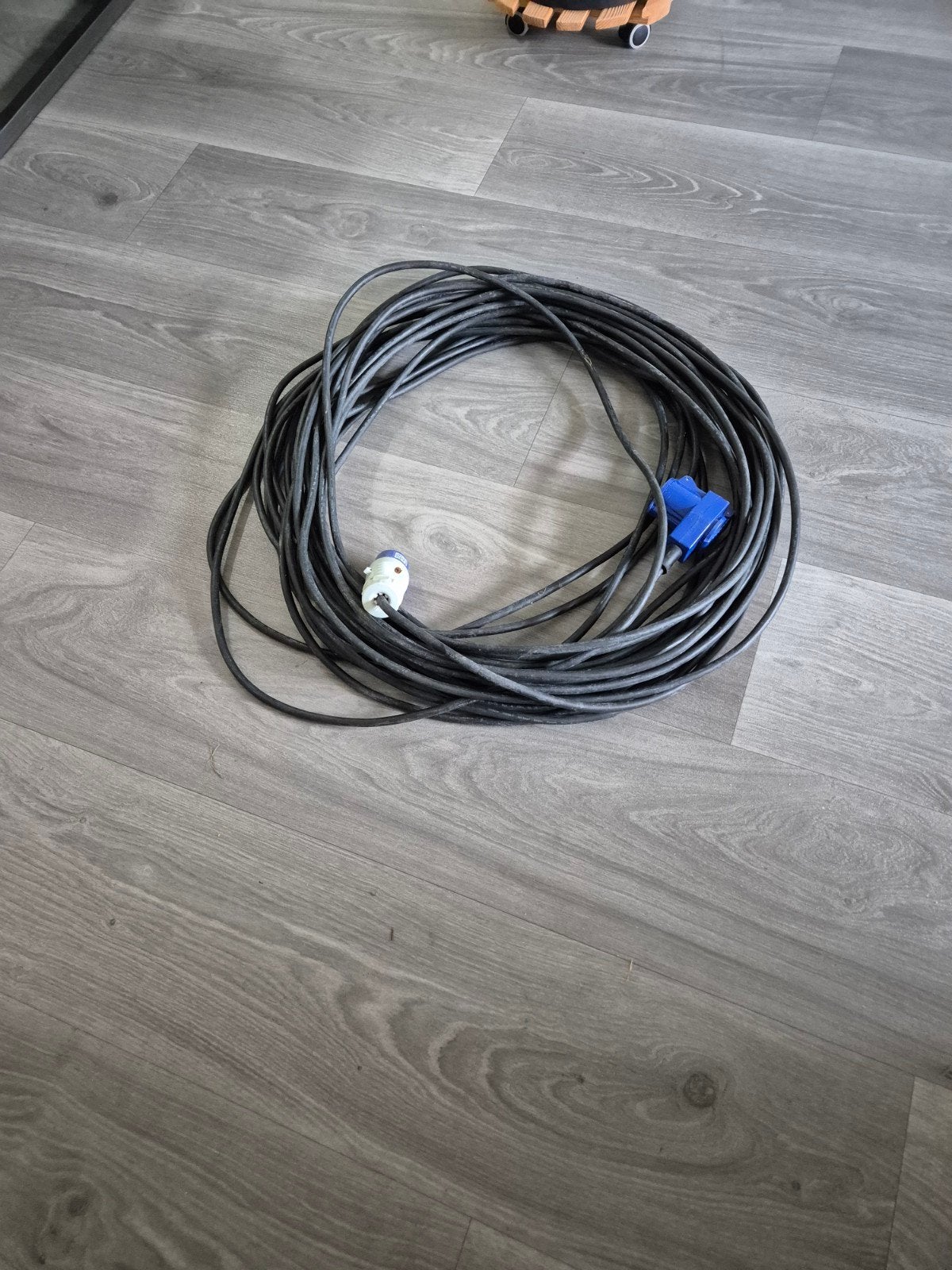 Verlengkabel met CEE stekkers - 20 meter, Ophalen, Gebruikt
