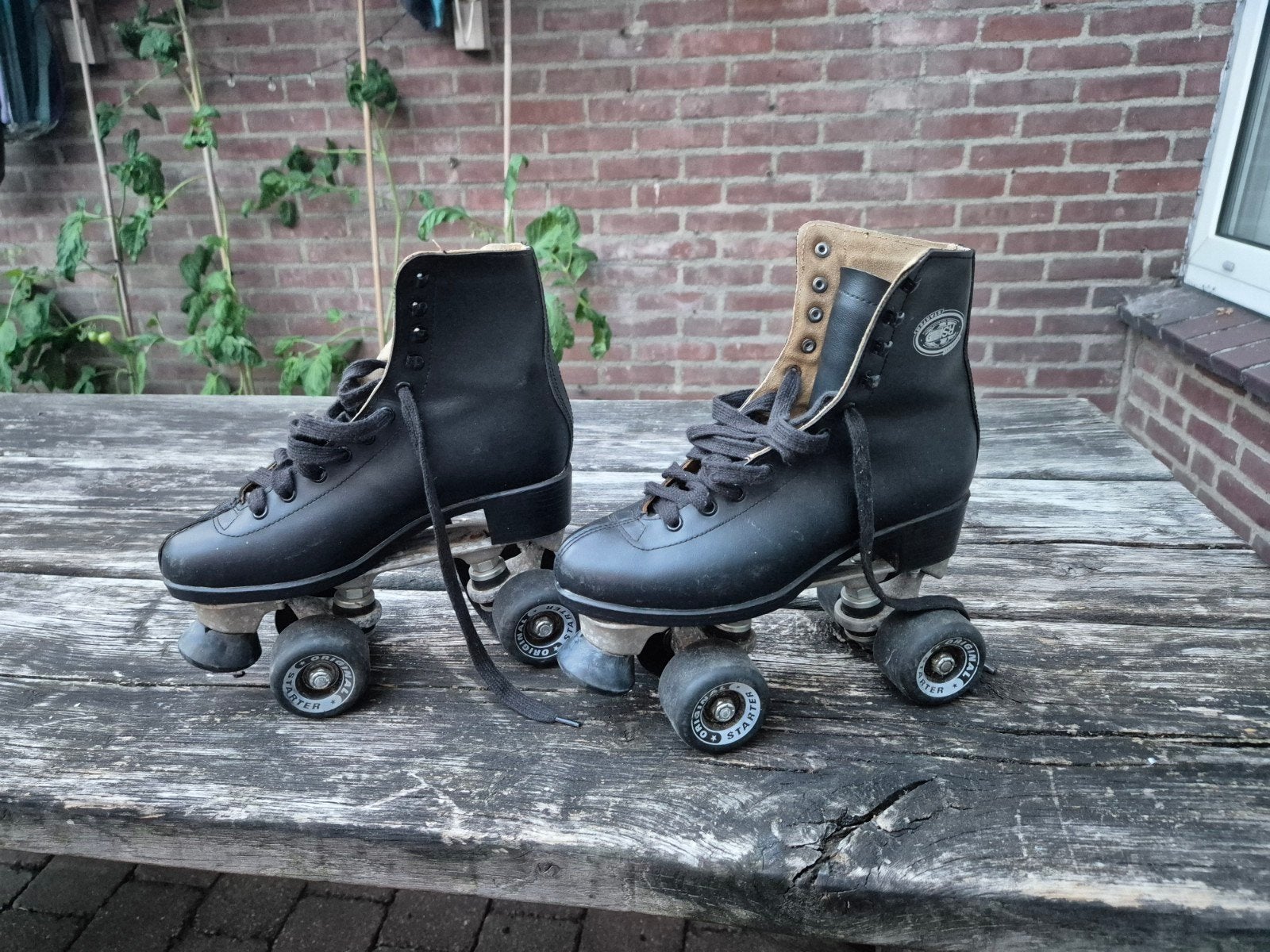 Zwarte Roller Skates - Maat 38, Ophalen of Verzenden, Gebruikt, Dames