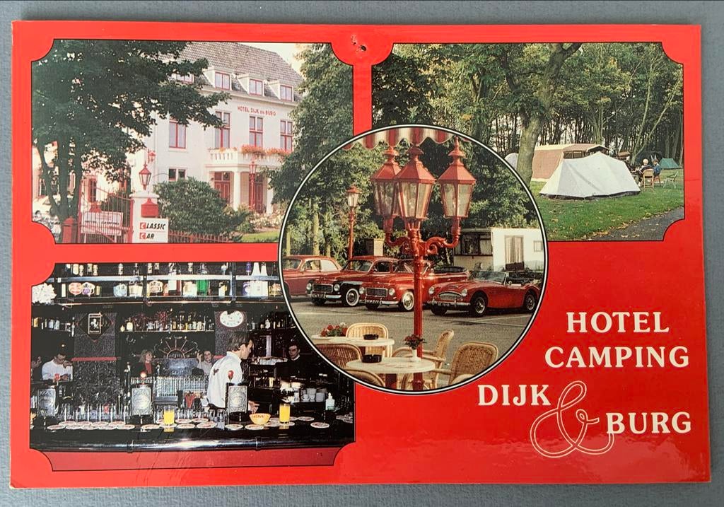 Hotel Café Restaurant Camping Dijk & Burg, Noordwijkerhout, Verzenden, 1980 tot heden, Gelopen, Noord-Holland