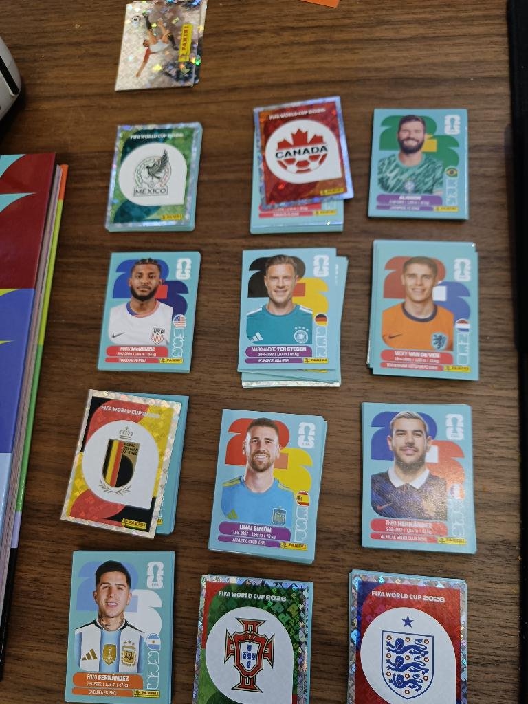 WK 2026 Panini Stickers, Hobby en Vrije tijd, Stickers en Plaatjes, Ophalen of Verzenden, Zo goed als nieuw, Meerdere stickers