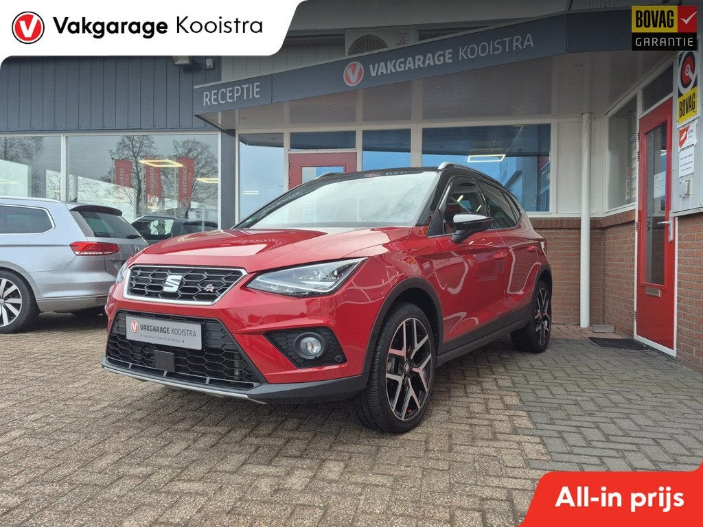 Seat Arona 1.5 TSI FR Business 150PK|Carplay|Virtual|Cruise, 12 maanden, Stof, 4 cilinders, 610 kg