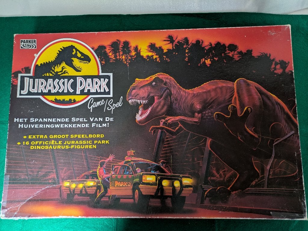 Jurassic Park game / bordspel  (onderdelen), Ophalen of Verzenden, Gebruikt, Parker