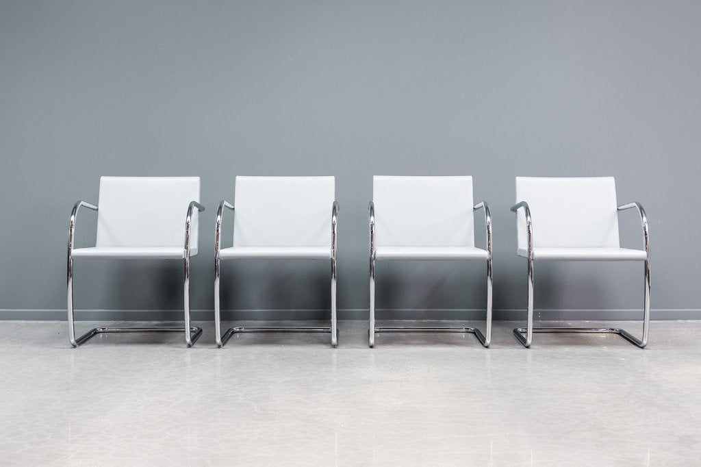 Brno tubular chairs, Ophalen, Grijs, Vijf, Zes of meer stoelen