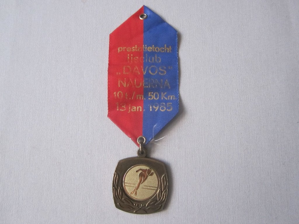 medaille schaatsen N.H., Ophalen of Verzenden, Overige materialen, Nederland