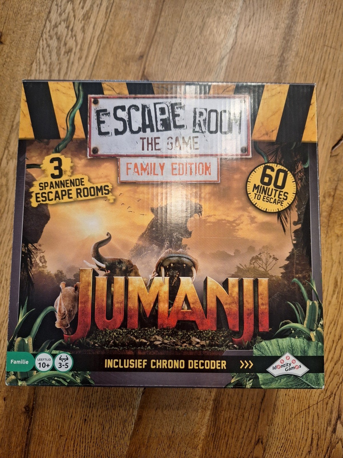 Escape Room The Game Jumanji Family Edition, Drie of vier spelers, Ophalen of Verzenden, Gebruikt, Identity Games