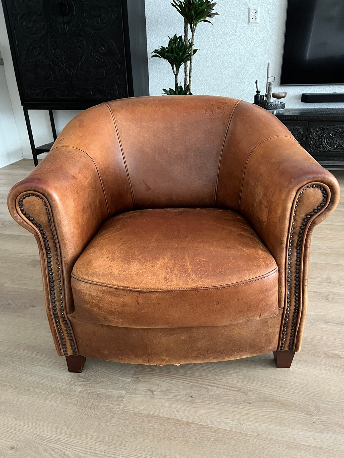 Originele Joris Product Design clubfauteuil, Huis en Inrichting, Ophalen, Vintage, Klassiek Engels, Frans Art-Deco, Gebruikt, 75 tot 100 cm