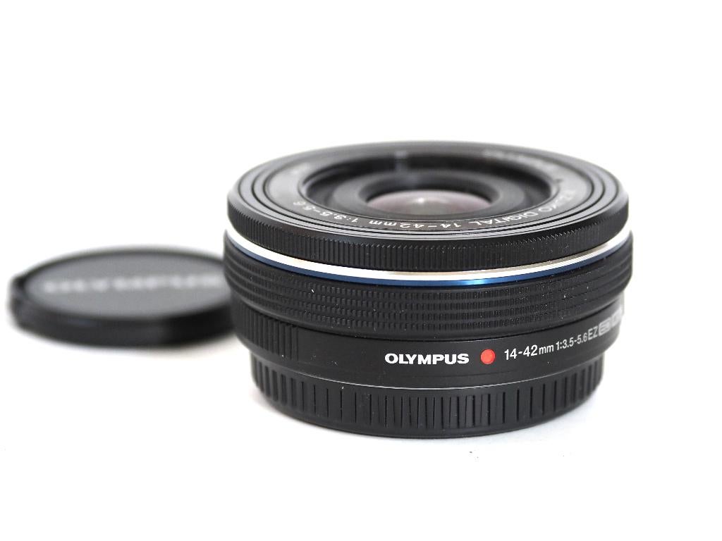 Olympus M.Zuiko 14-42mm  Pancake EZ, heel goede staat, Ophalen of Verzenden, Zo goed als nieuw, Standaardlens, Zoom