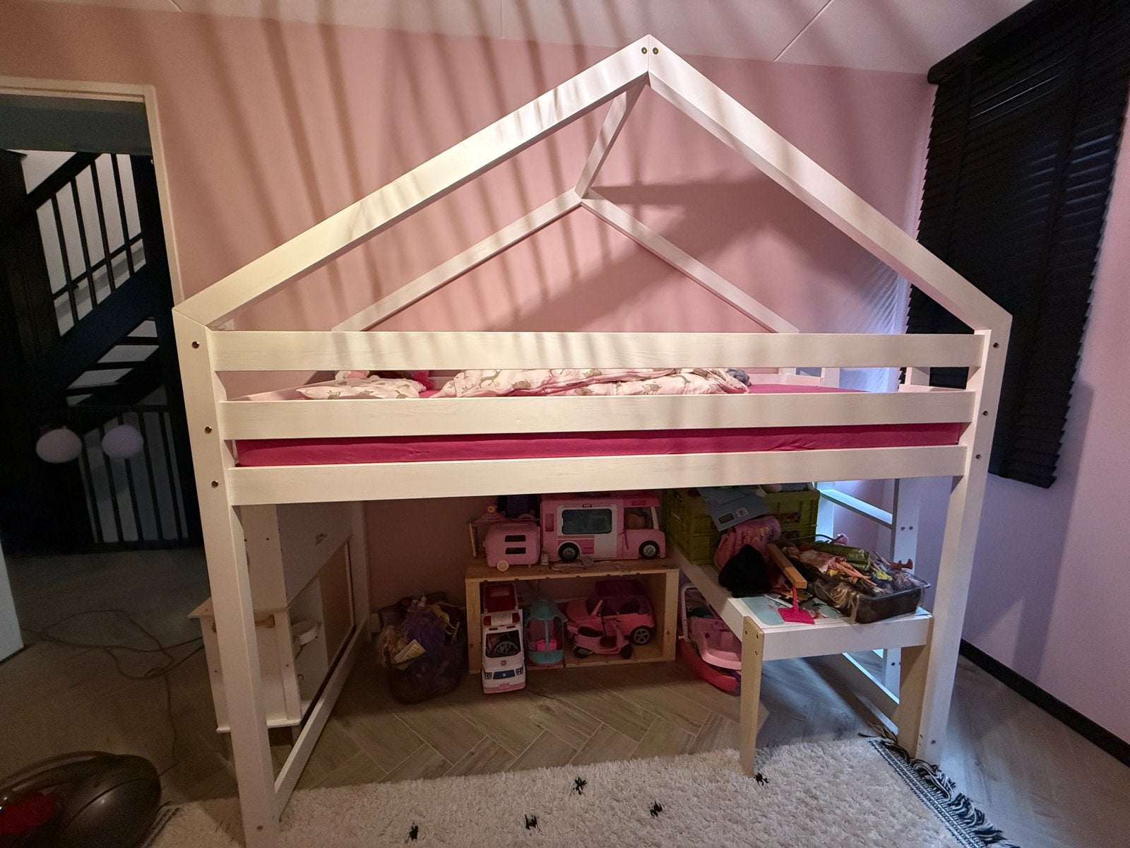 Petit Puk Hoogslaper met Ladder - Zo goed als nieuw, Ophalen, Eenpersoons, 160 tot 180 cm, Zo goed als nieuw