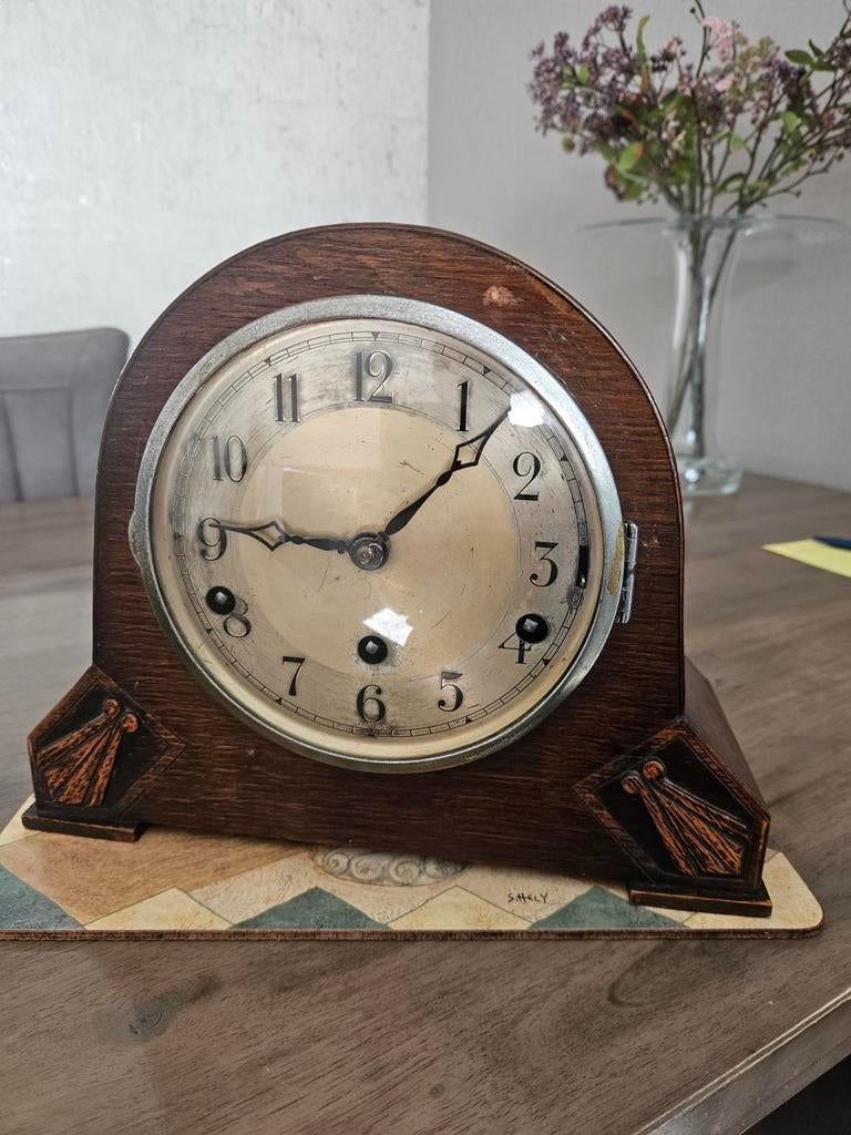 Oude pendule, Antiek en Kunst, Antiek | Klokken, Ophalen of Verzenden