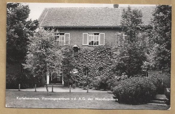 Oude Ansichtkaart Kortehemmen Vormingscentrum Woodbrookers, Ophalen of Verzenden, 1940 tot 1960, Gelopen, Friesland