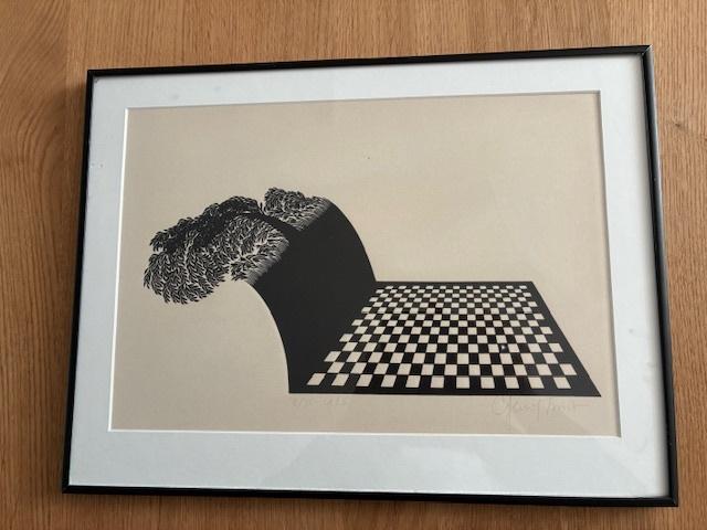 Papier-knipkunst Fries landschap, Gerlof Smit (1946 – 2014), Ophalen