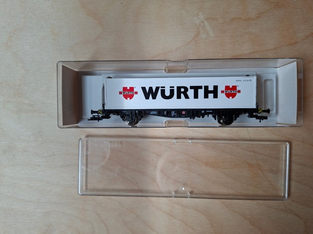 Fleischmann 875240 containerwagon Würth, Hobby en Vrije tijd, Gelijkstroom, Fleischmann, Ophalen of Verzenden, Nieuw