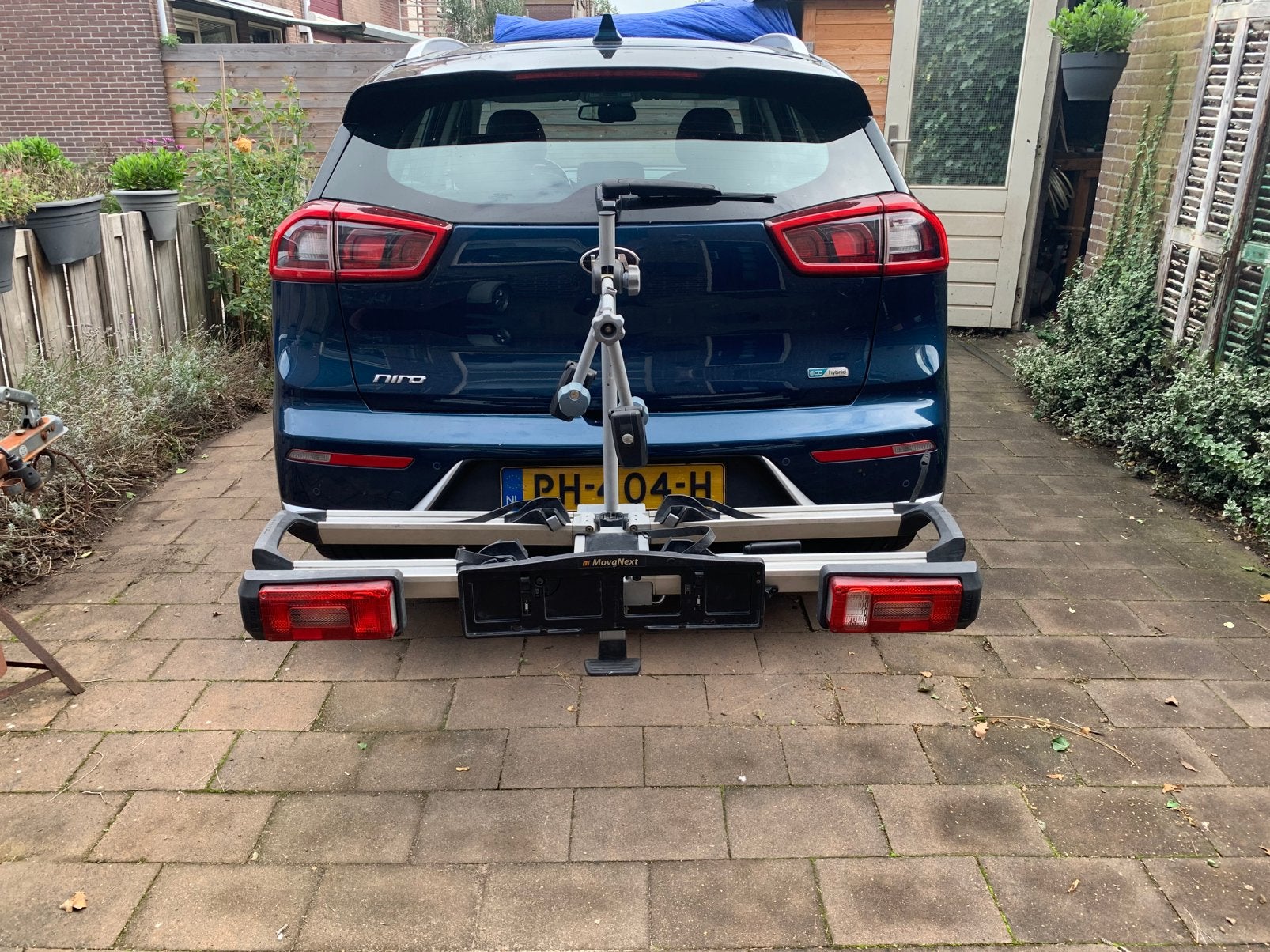 Movanext Lux Plus fietsendrager, Ophalen, Gebruikt, 2 fietsen, Trekhaakdrager