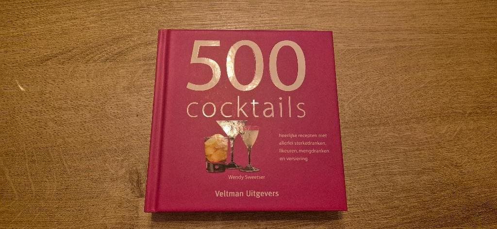 500 cocktails boek Nederlands nieuw, Ophalen of Verzenden, Nieuw, Overige gebieden