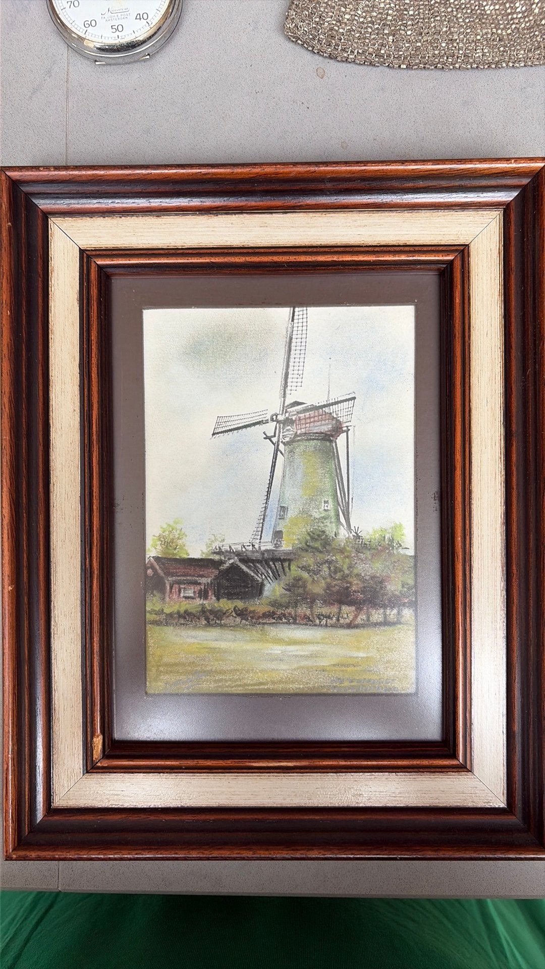 Tekening Molen De Korenaer Loosduinen - J. Gubbels, Ophalen of Verzenden