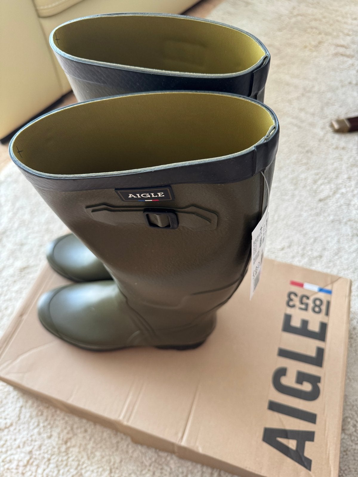 Aigle Benyl XL regenlaarzen - Maat 44 - Nieuw, Kleding | Heren, Schoenen, Ophalen of Verzenden, Nieuw, Overige kleuren, Regenlaarzen