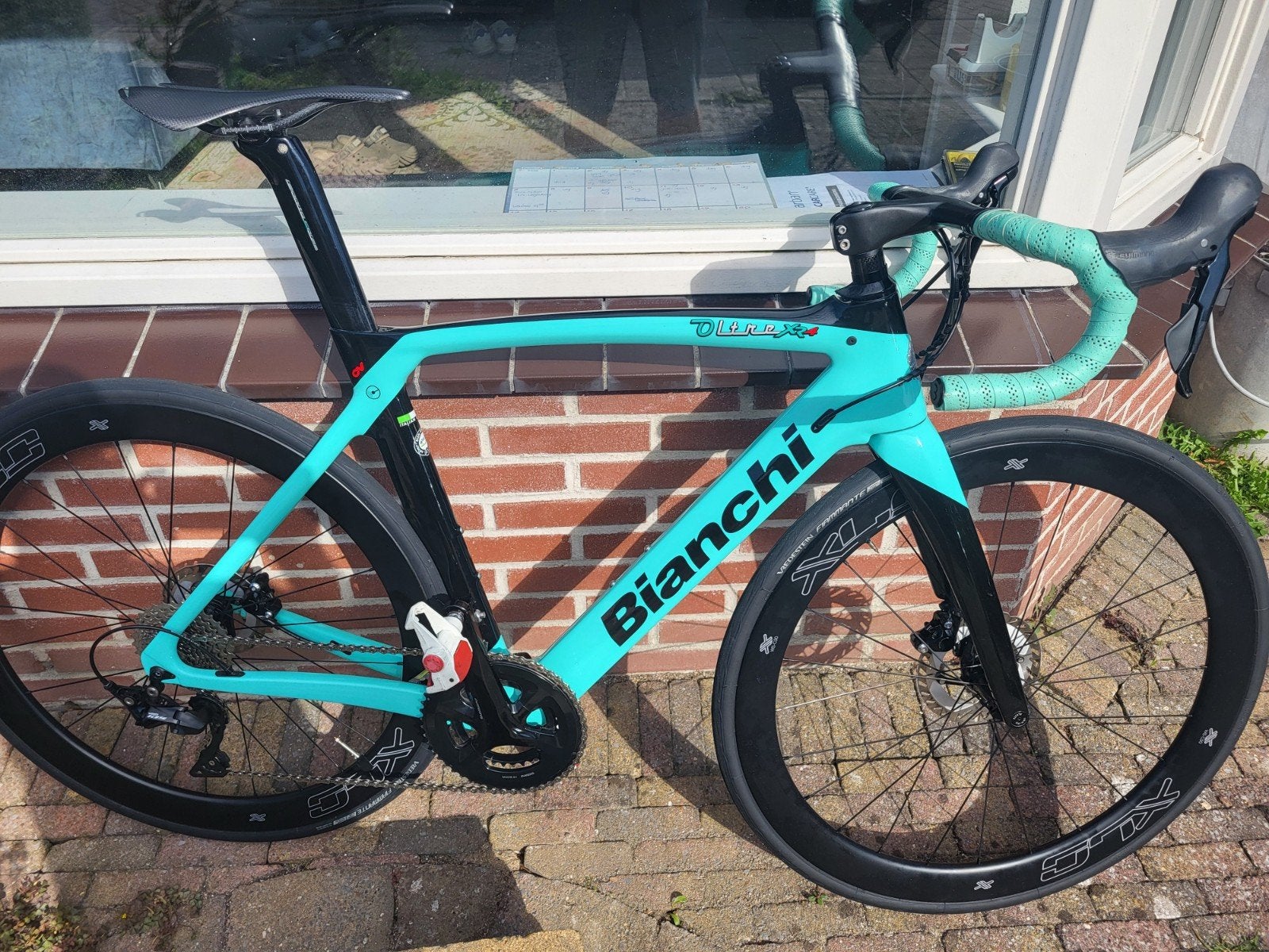 Mooie racefiets merk Bianchi, 28 inch, Carbon, 49 tot 53 cm, Zo goed als nieuw