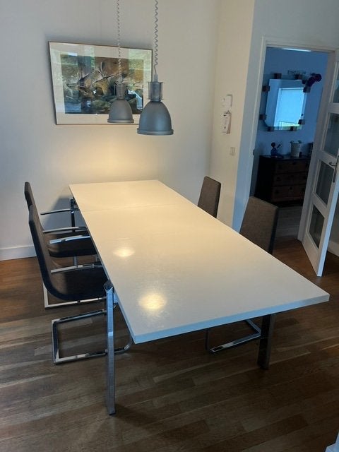 Grote designs Eetkamertafel, Huis en Inrichting, Ophalen, Gebruikt, Designs modern, 4 tot 6 stoelen