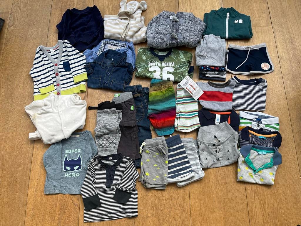 Groot pakket jongenskleding maat 68 - Imps & Elfs, Hema, H&M, Kinderen en Baby's, Babykleding | Maat 68, Ophalen of Verzenden