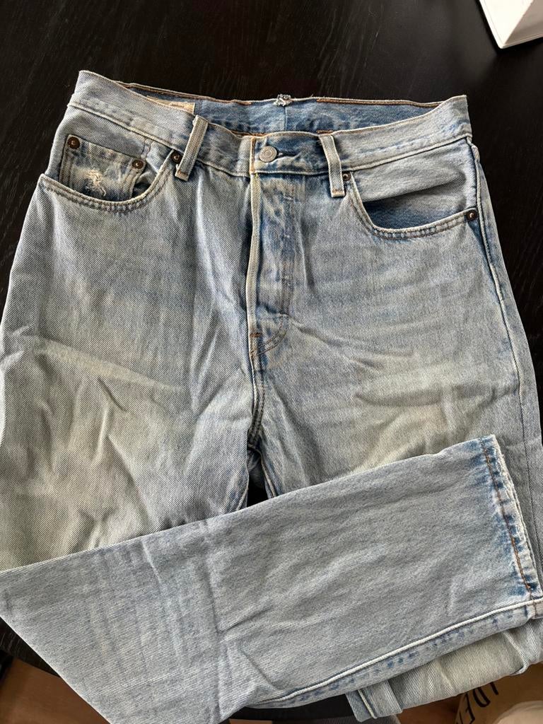 Levi’s 501 jeans maat W29L28, Ophalen of Verzenden, Gedragen, Blauw, W28 - W29 (confectie 36)