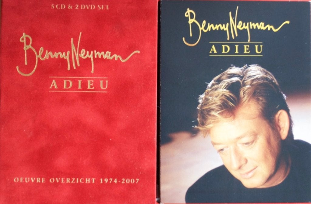 5cd + 2dvd Benny Neyman Adieu oeuvre overzicht luxe box, Alle leeftijden, Ophalen of Verzenden, Gebruikt, Muziekvideo's