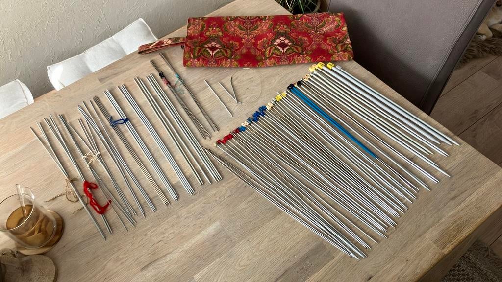 Breinaalden 100st div.maten met en zonder knop, Hobby en Vrije tijd, Breien en Haken, Ophalen of Verzenden, Gebruikt, Breien, Naald