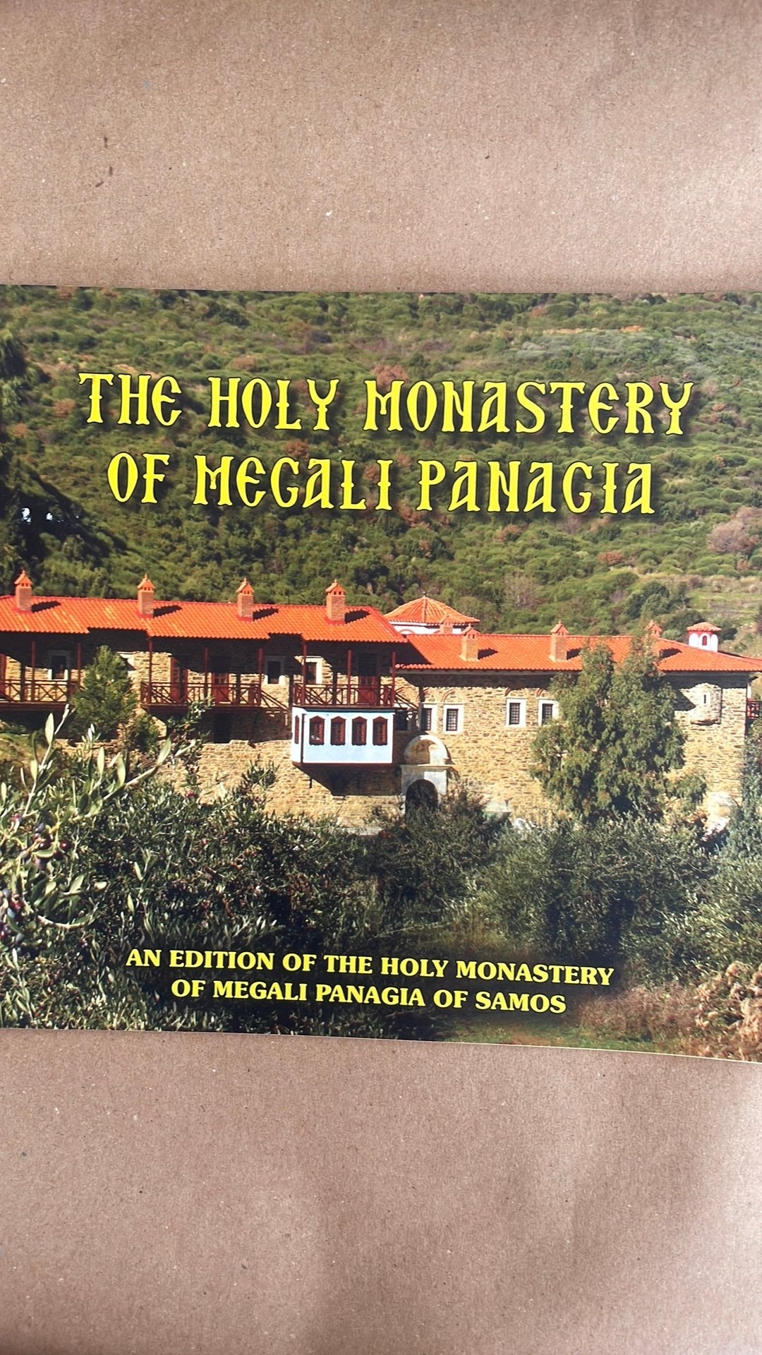 Brochure van het Klooster Magali Panagia op Samos, Overige merken, Europa, Ophalen of Verzenden, Zo goed als nieuw