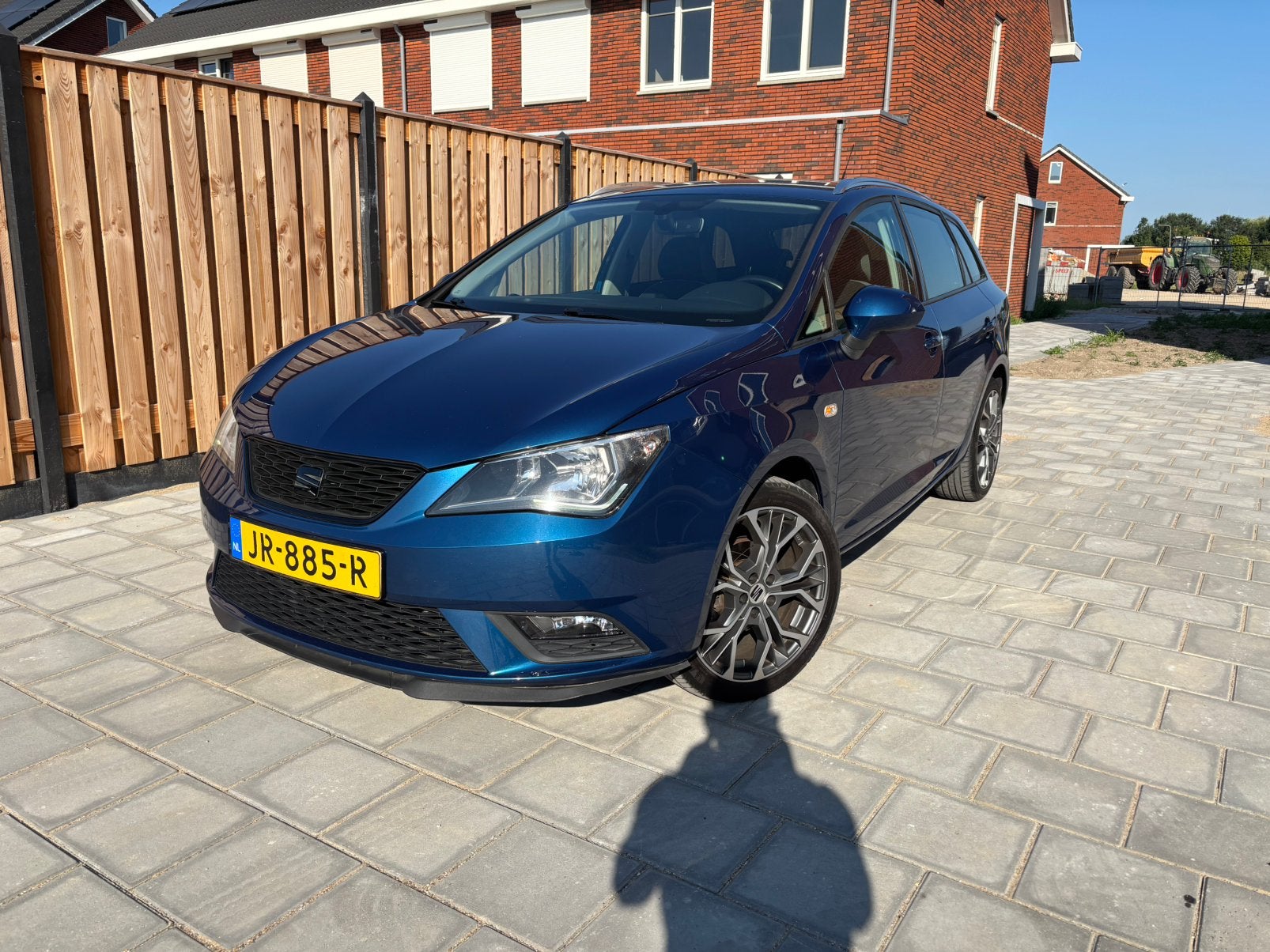Seat Ibiza 1.0 TSI 70KW ST 2016 Blauw, Voorwielaandrijving, Stof, 40 €/maand, Zwart