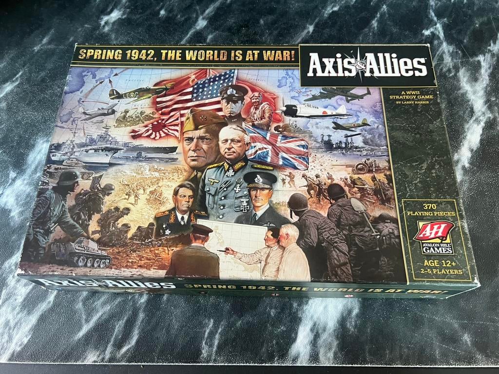 Axis Allies world war 2 bordspel, Hobby en Vrije tijd, Gezelschapsspellen | Bordspellen, Ophalen of Verzenden, Zo goed als nieuw