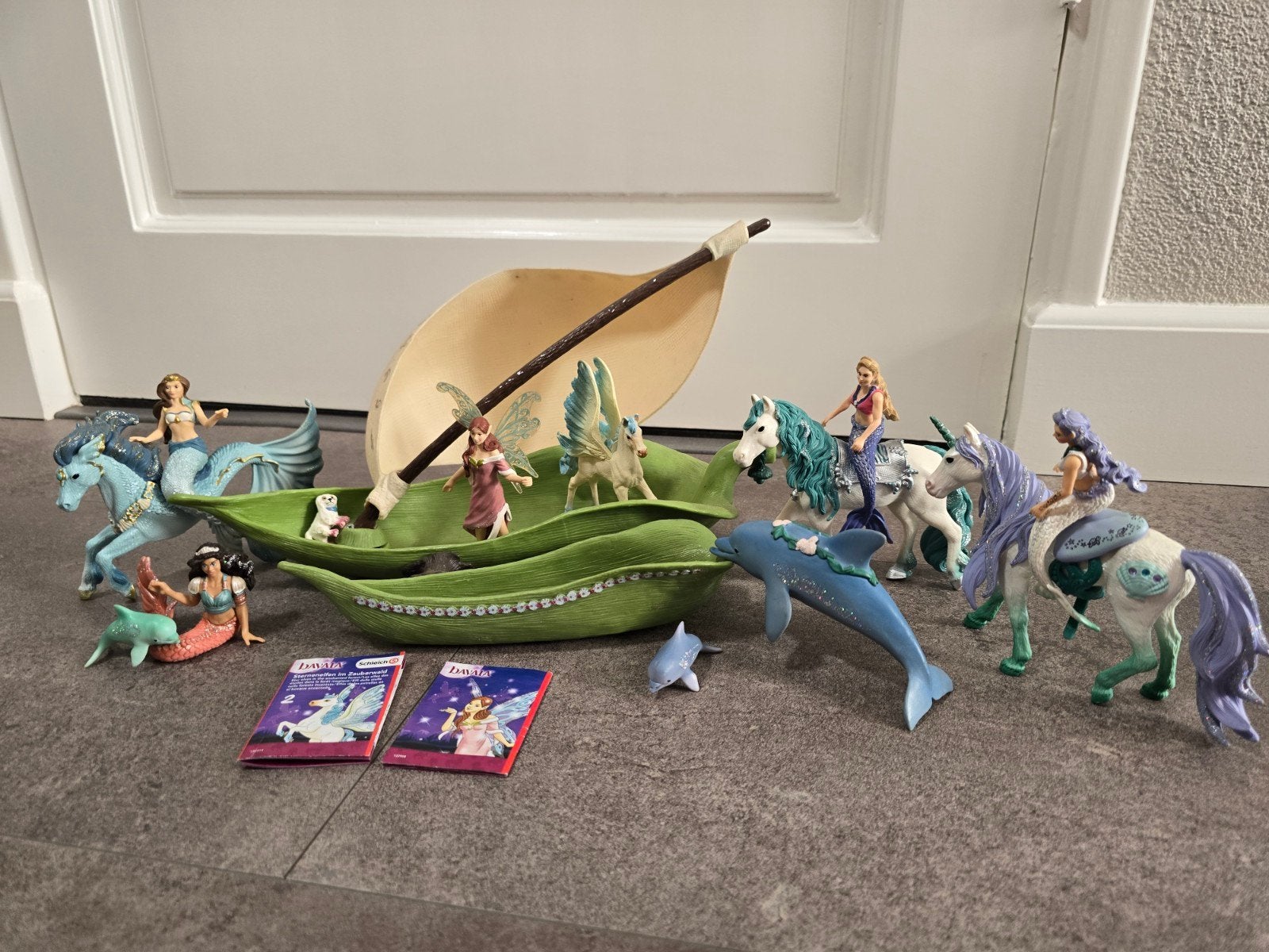 schleich bayala zgan, Ophalen of Verzenden, Zo goed als nieuw, Paard, Beeldje of Figuurtje